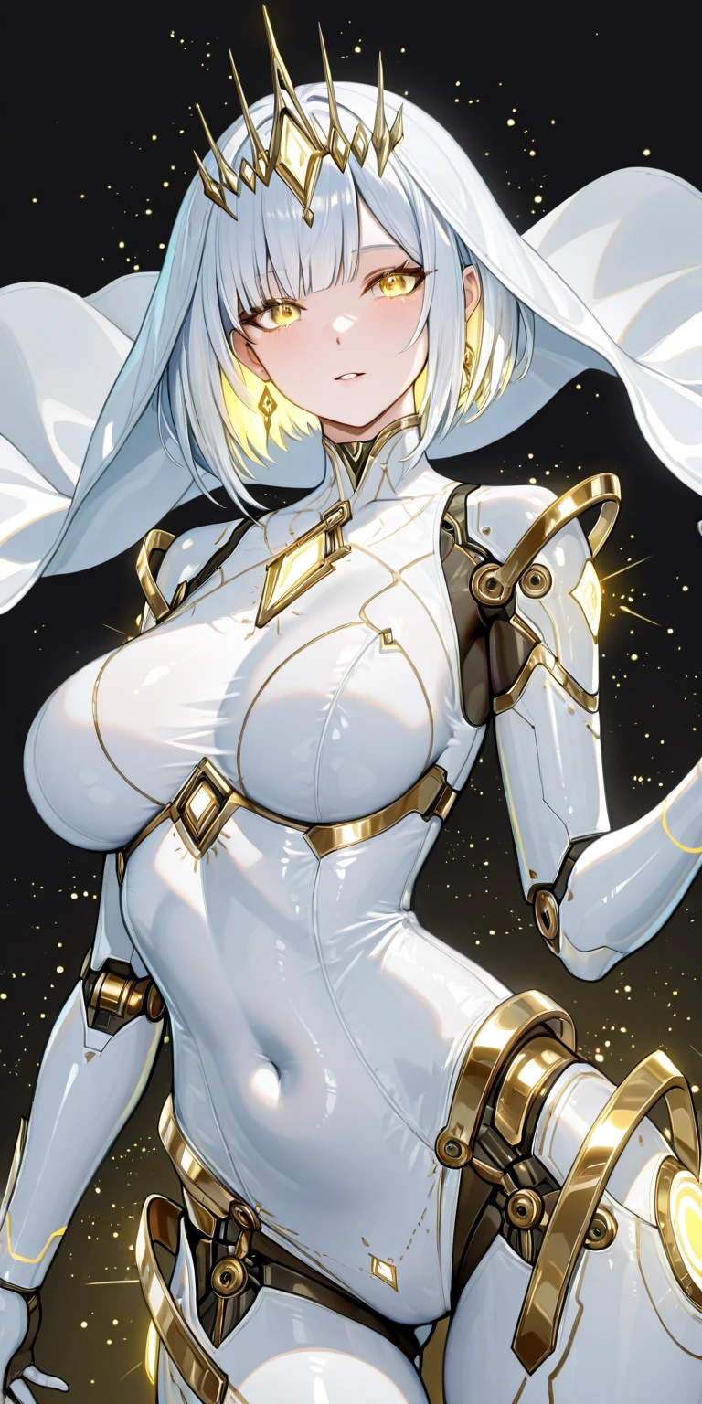 8K resolution, refined features, perfect face, glowing skin, high detail, latex_bodysuit, creamy white mucus body, enveloping the whole body, transparent liquid texture, sexy,busty,upright_straddle, sunrise, water, side view