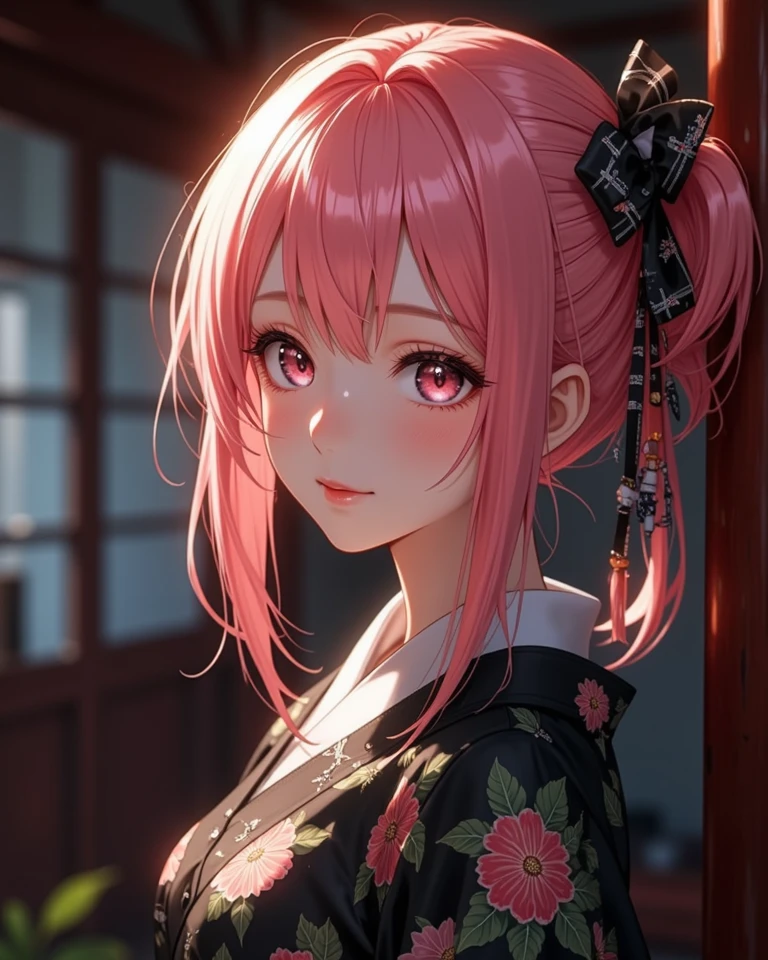 Masterpiece, The best quality at the best., 1 girl pink hair, elegant, china idol, Ancient China,