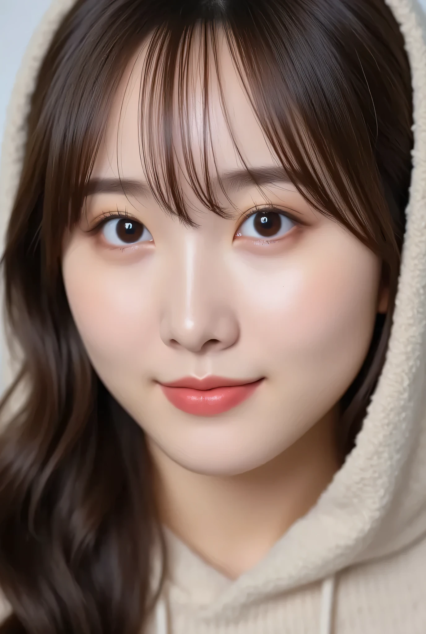 looking at viewer, beautiful skin, beautiful eyes, beautiful face, highly detailed eyes, make up, masterpiece, Super Details, Best lighting, Realistic and Realistic Pictures, high definition RAW color pictures, slightly smile, girl