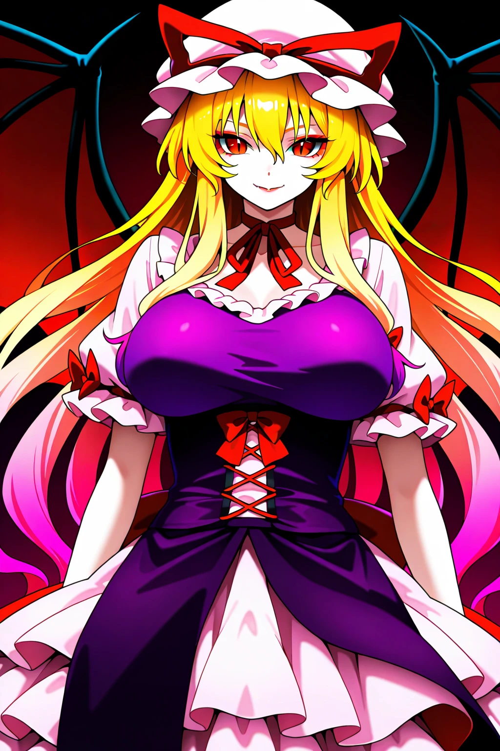 (anime art, anime styling, studio anime, very detailled, updated, Vibrant, anime coloring, hight contrast, work of art:1.2, best qualityer, better aesthetics), (1 girl), Color Connections, colors, esquema de cores Vibrants, colorsda, mancha colorsda, NSFW, (portraite, cowboy shot), sensuous, in the deep forest, Dance, (Big Breasts 1.2), crooked, (Bewitching woman), (smile and laugh:1.2), fantasy starry sky fairy, fantasy starry sky fairy，Falling petals, shining stars，