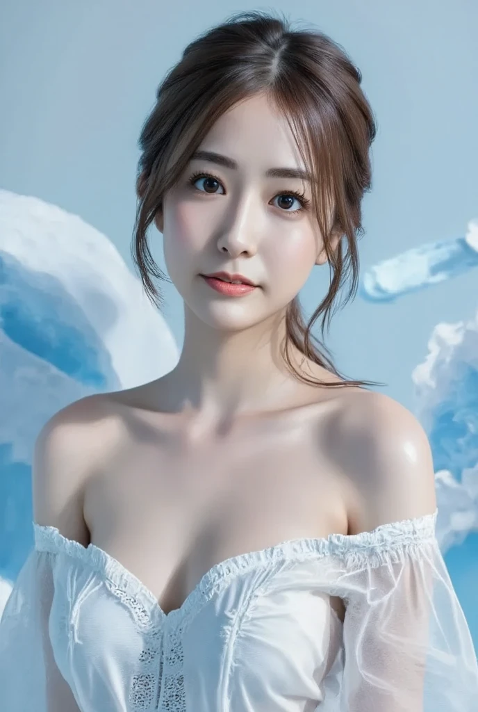 Masterpiece，Highest quality，A ring ,(No Man),The ring is like a river of stars，Wrapped around the end from beginning to end，Delicate rings，Starry sky in the ring,The sheen,simple backgound