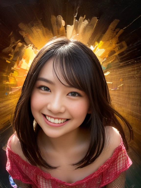 Arafe asian girl with yellow dress and yellow flowers, Ayaka, chiho, Rin, yukii morita, 奈良美智, anime portrait of shiina ringo, けもの, sakimimichan, hikari, sayori, closeup Iwakura Lain, Ayami, Ai Yazawa
