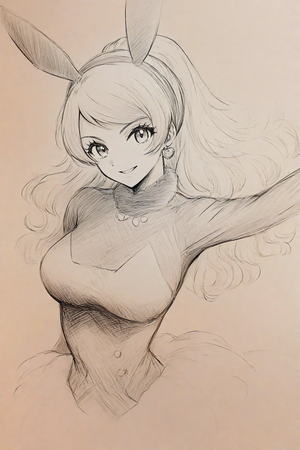 a drawing of a woman in a bikini with a hat on, thick black lineart, perfect lineart, thick lineart, clean anime outlines, clean lineart, thick line art, simple lineart, lineart, bold lineart, intense line art, thick outlines, line art!!, heavy lineart, with hat, seductive anime girl, thick outline
