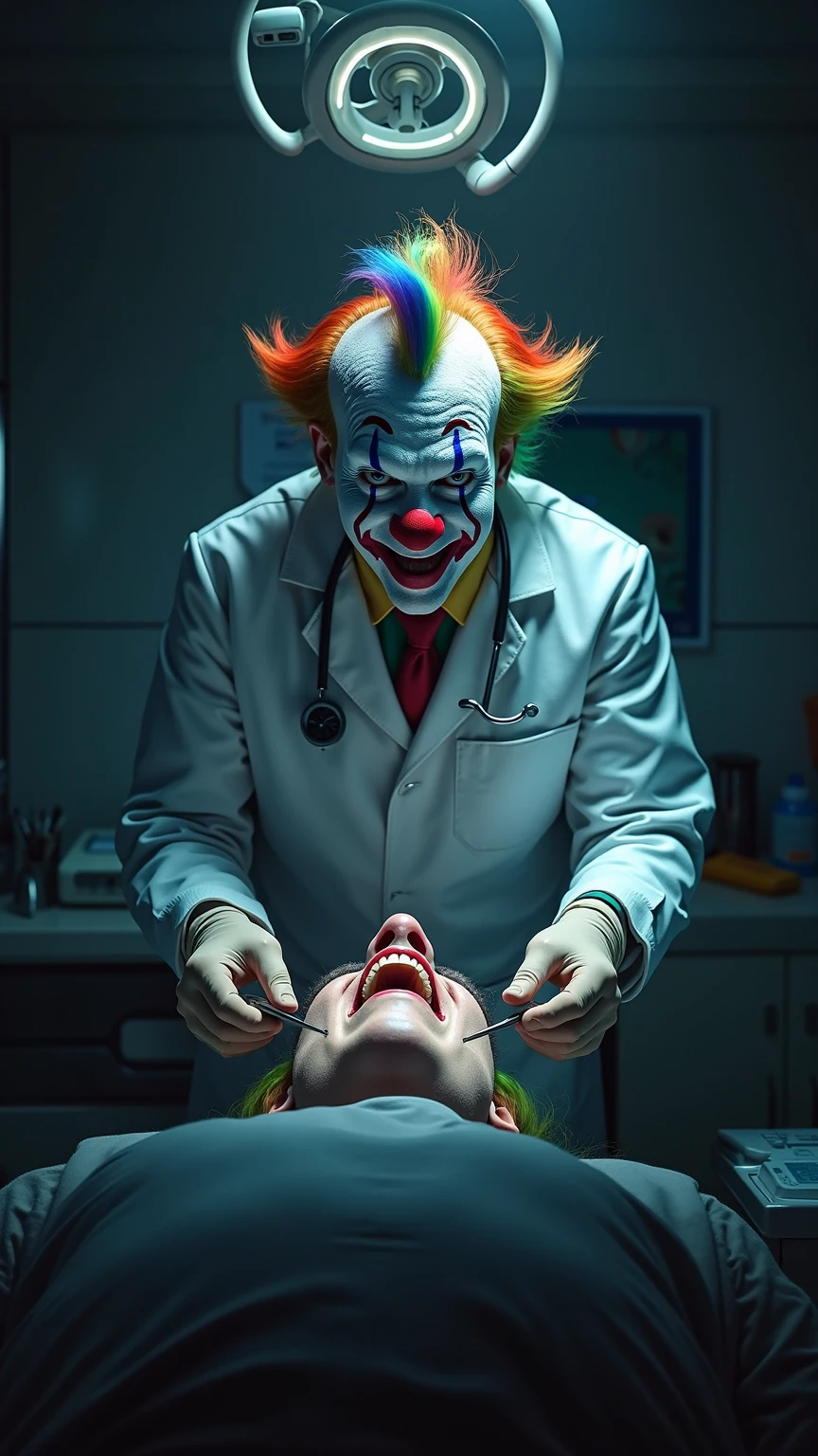 Joker in nurse outfit