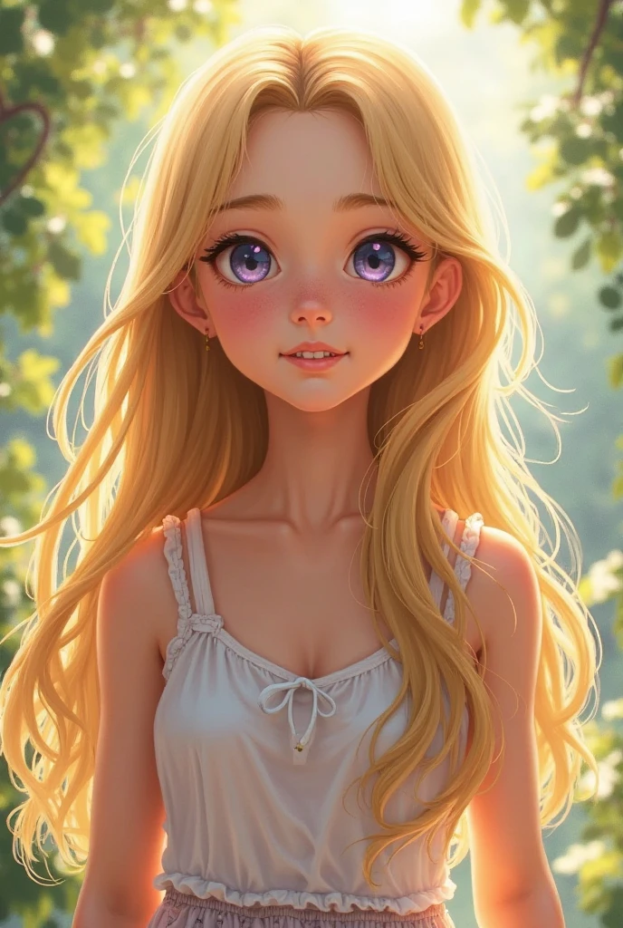 A 14 year old blonde girl
