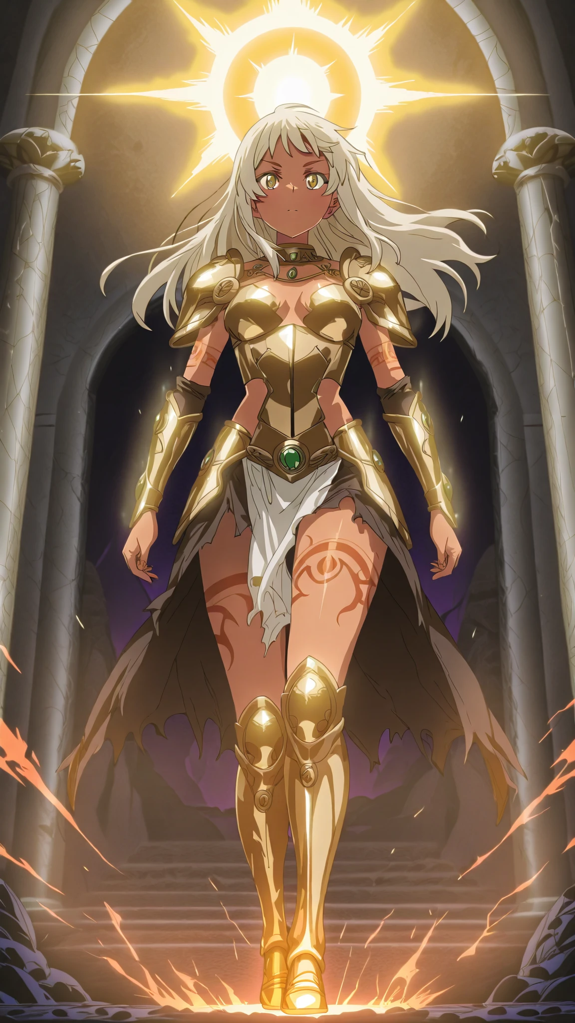 very big tits ((Masterpiece, The best quality)), illustration, 8K ultra detailed, realist, clear focus, Very detailed, Professional lighting, colorful details, Rainbow color break, high rise factory, large mechanical robot structure, tablet, computer, ((glow)), intricate details, shitu-mecha, 1 girl, mecha, belly button, color image, (cyberpunk), (redder hair: 1.2) big tits very sexy very big tits extremely big tits big cameltoe cameltoe cameltoe big cameltoe big,yellow red hair,Yellow hair, ((techpriest)), mechanical arms, obtained mechanic, Big fully naked. ((washed up red flowing modest ornate hooded technopriest dress, Dirty (red robes with oil stain)))