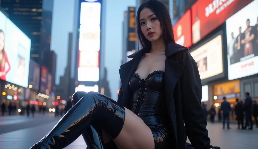 Slim body, Shallow depth of field, (High detailed skin:1.2), 8k UHD, DSLR, HIGH quality, Film Grain, 20mp, Fujifilm XT3, 80mm, Hasselblad, Raw photo, teen girl having dinner in a rooftop, city lights background, Smiling, ((Purple hair)), Black Cape, sitting
Steps: 30, Size: 672x872, seed: 9
