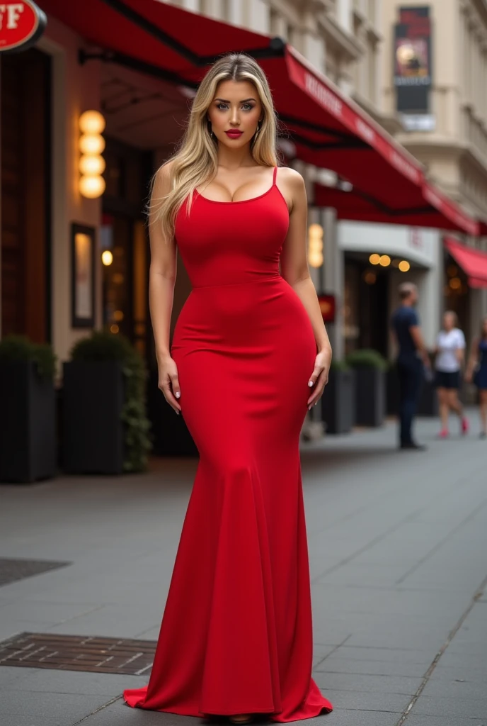 Christina Aguilera dressed in elegant clothes and a smile