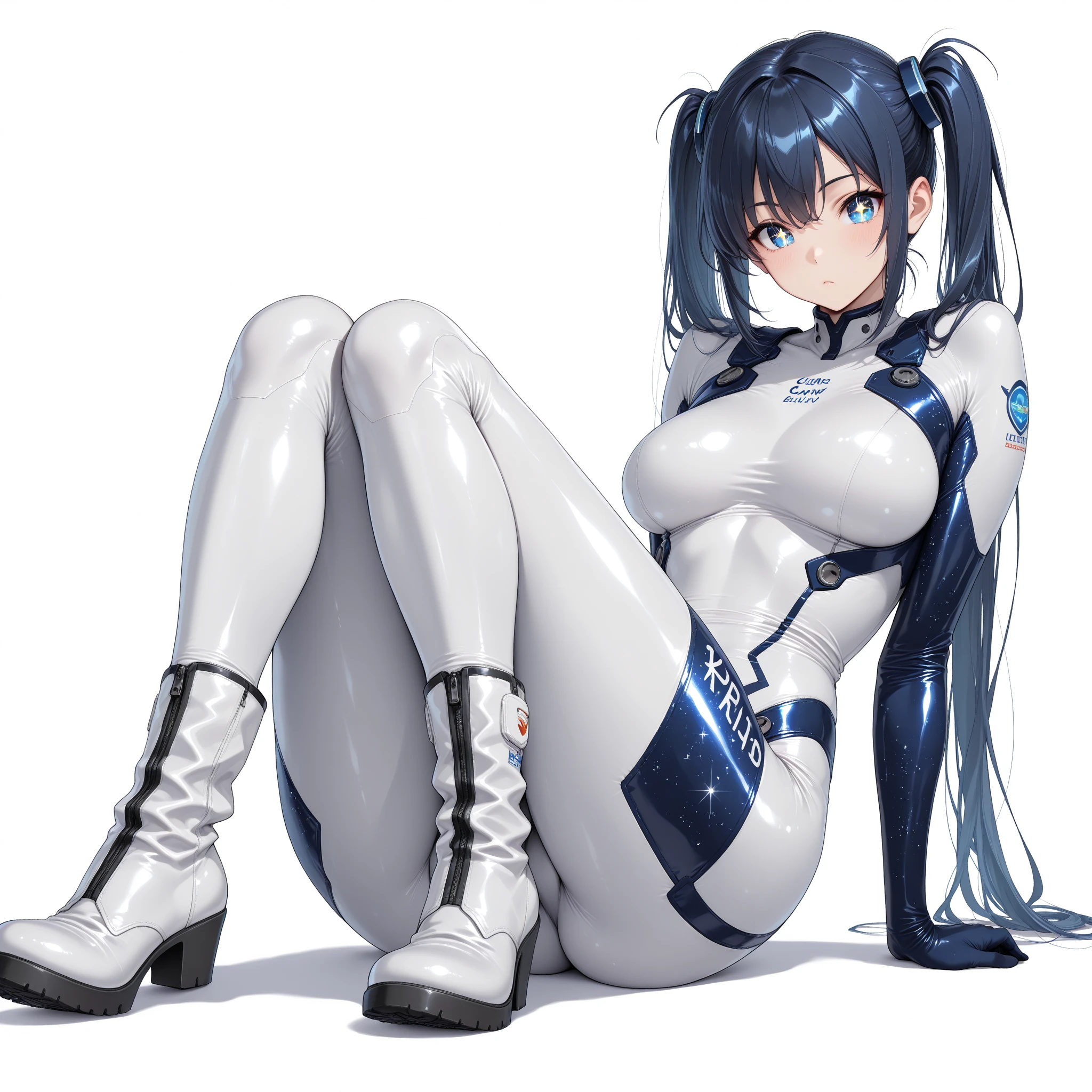 Tight Fit Suit, Full Body Tights, Big, Skin Tight, Brainwashing, Contains Large Amount of Mucus, Ahegao, People Girls, Tweeny Skin, Breasts, Very Detailed, Super Detail, Ultra High Resolution, Full Body, (Photorealistic: 1.4), (Best Quality), (Best Shadow), ULZZANG-6500, High Detail, Perfect Lighting, (Big: 1.3) , one, squatting