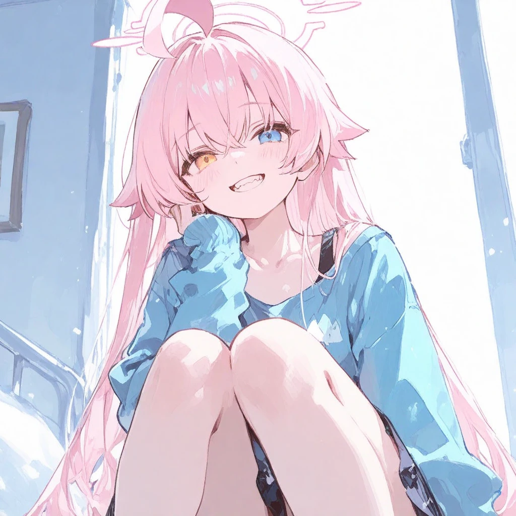 The background is on the street on a rainy day，It was raining heavily in the sky，There are a lot of passers-by holding umbrellas nearby，The camera faces the ground，A pink-haired teenage girl（Pink Long Hair，dual horsetail，Cat ears，Pale pink eyes，Squatting position，The upper body is wearing a white skirt，The lower body is not dressed，Bare lower body，legs separated，Private areas exposed，female genital，A white viscous liquid flows from the female genitalia，Masturbation，vaginal dilation）