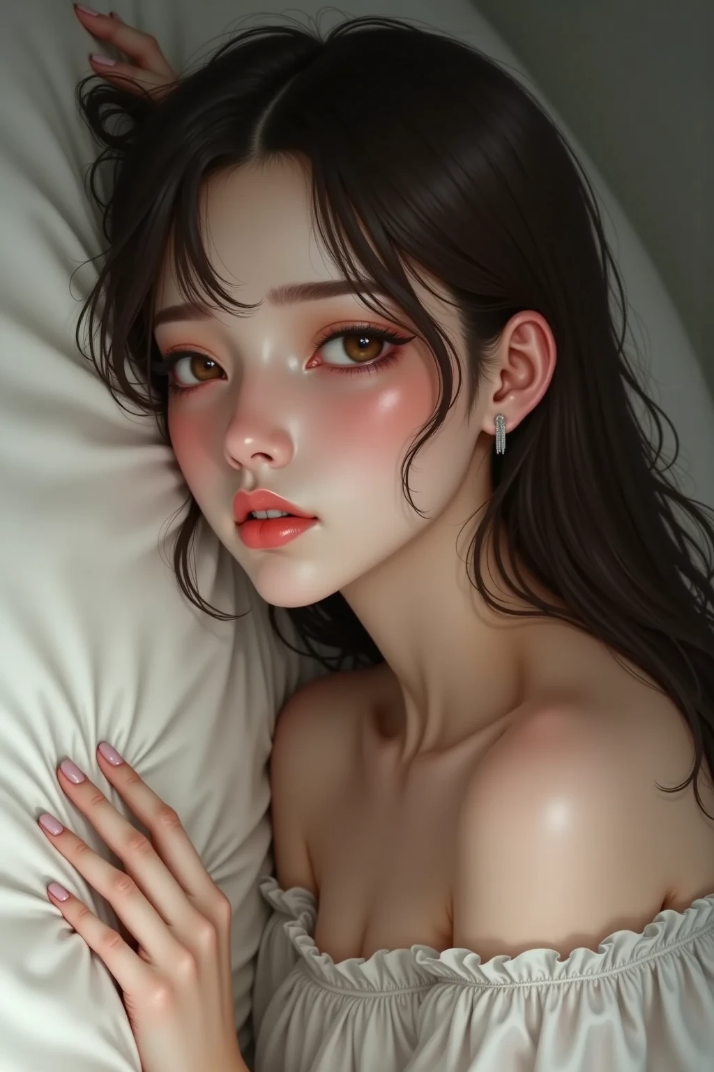 (nezuko kamado:1.3),(Very detailed, beautiful, masterpiece, Ultra HD Photos, Ultra-high resolution:1.2),(Big muscular man:1.3),(Realistic:1.5),sunlight,whole body,beautiful,beautiful太もも,Very detailed肌, Realistic skin detail, I can see my pores,Sharp focus, Digital single-lens reflex camera,(Spread your legs:1.4),whole body,(Expose the genitals:1.3),masterpiece, Highest quality, Very detailed,nude,Completely naked,(penis:1.3),pubic hair,(Have sex with one man:1.4),(Open your mouth:1.4),