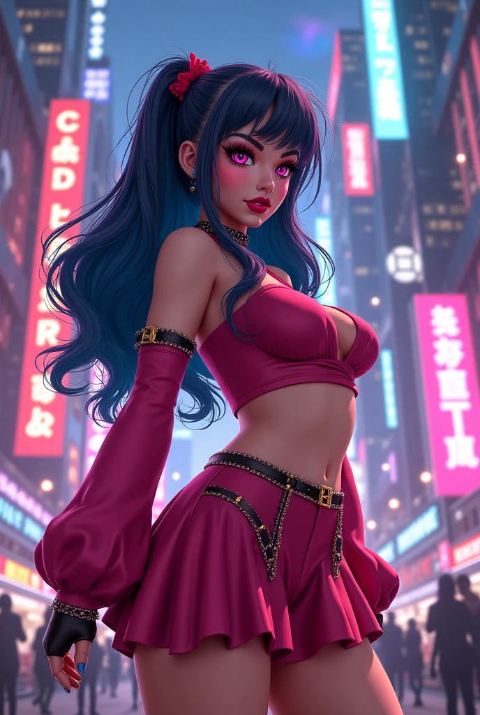 A beautiful girl with detailed eyes and face, cute anime style, standing at a rave party with colorful neon lights and a detailed, vibrant background, a monster in the scene, monochrome,(best quality,4k,8k,highres,masterpiece:1.2),ultra-detailed,(realistic,photorealistic,photo-realistic:1.37),1girl,beautiful detailed eyes,beautiful detailed lips,extremely detailed eyes and face,long eyelashes,rave party,colorful neon lights,detailed vibrant background,monster,monochrome,anime,concept art,concept art, digital art, 8k, high quality, photorealistic, masterpiece, realistic shading, vibrant colors