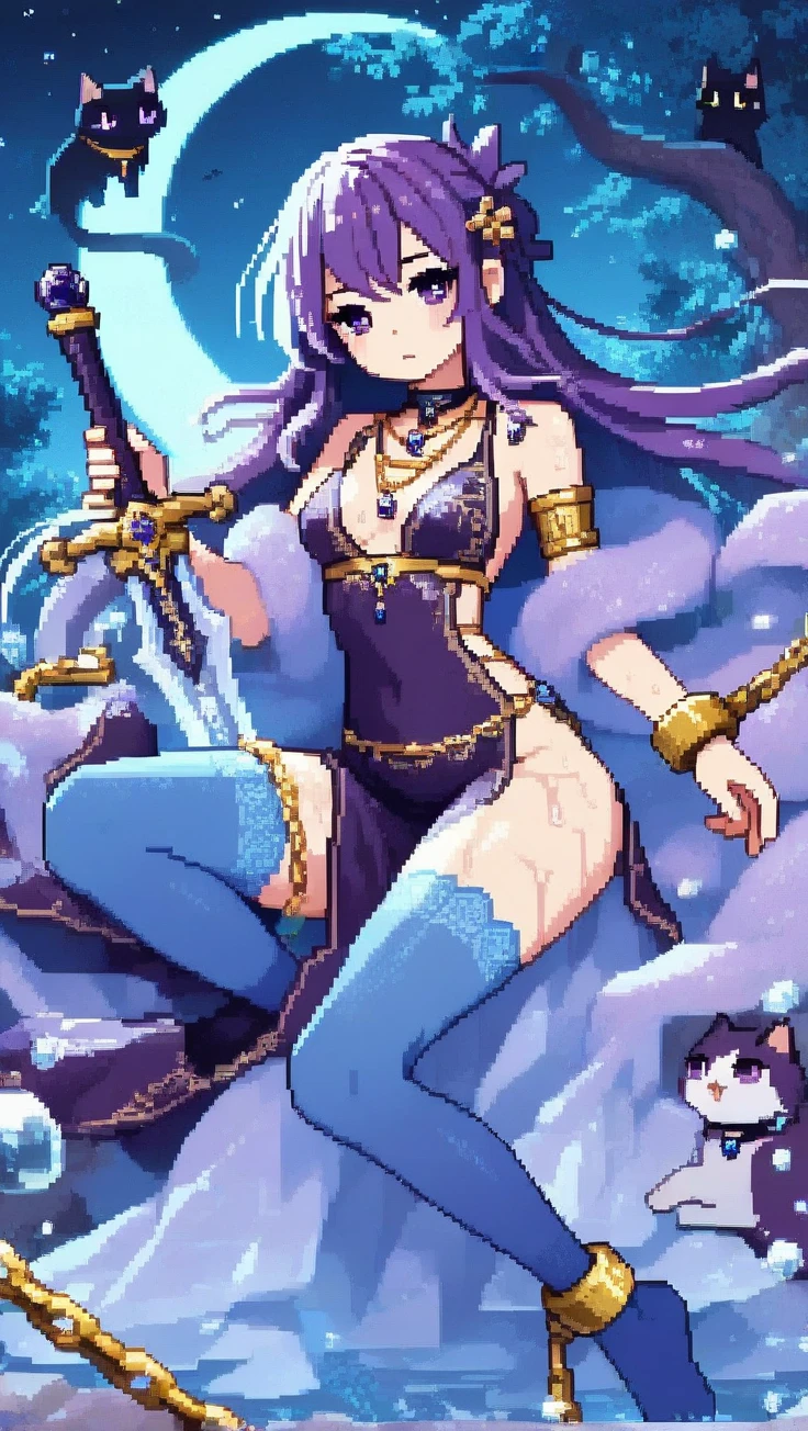 Furry cat girl with a ponytail, (cat-like tail), seductively exploring a medieval fantasy castle, revealing a highly detailed face and captivating eyes, dressed in provocative micro armor, visible navel, surrounded by vibrant and colorful scenery, rendered in stunning 4k quality.