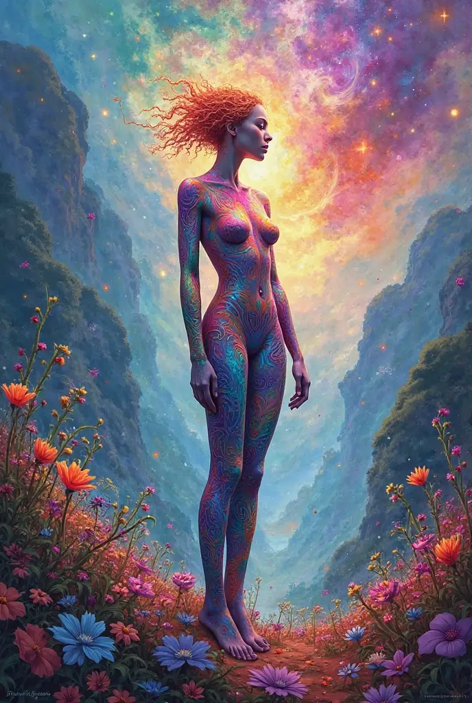 a beautiful woman nude, no underwear, nervously trying to cover up in an alien flower garden in full bloom on a moonlit night, timid poses, tentacles reach for Kate dipping slime, highly detailed, 8k, photorealistic, dramatic lighting, cinematic, award winning portrait, masterpiece