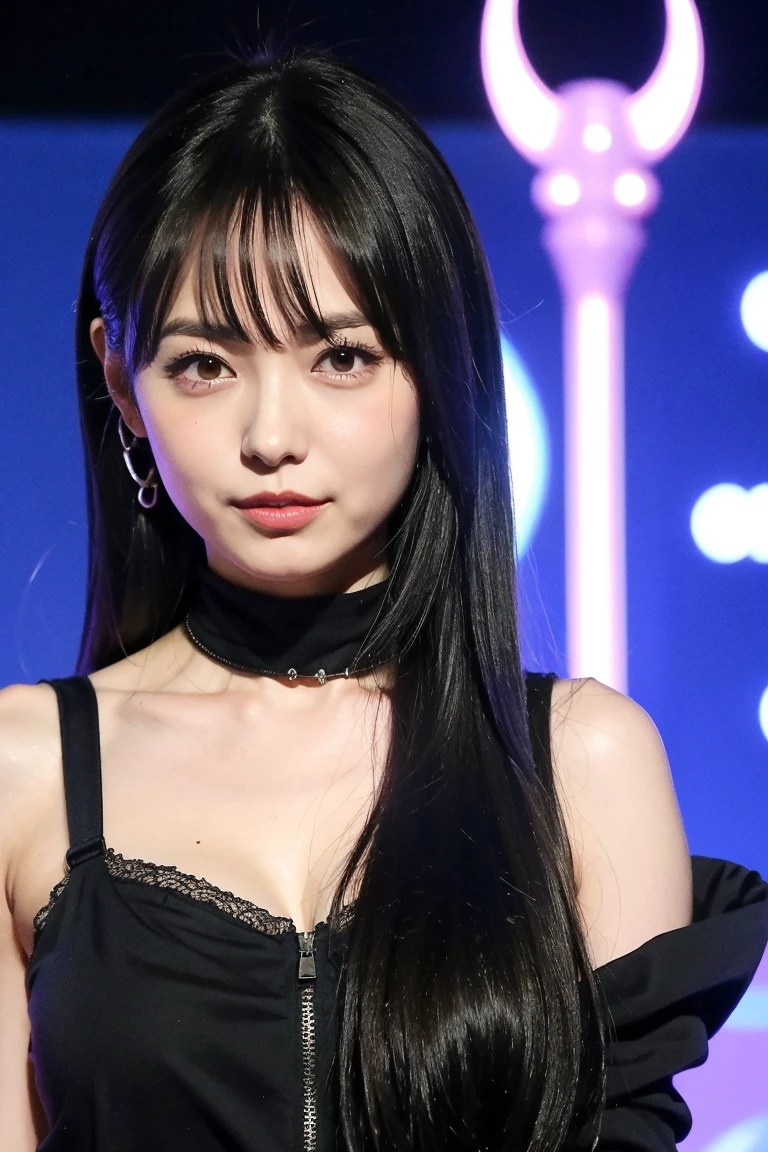 ((​masterpiece:1.4)、(top-quality:1.4)、(reallistic:1.7))、Queen of Another World、The beauty of exquisite beauty、latex shiny:1.4、Latex bodysuit、(By Luis Royo:1.7)、age19、Ultra Ultra Bikini、Outstanding style、standingn、Upper body photography、Close-up photos、foco nítido:1.5、Slender Abs、beauty legs、Beautiful ass、A detailed eye、Raw photo、red-lips、Red high heels、(tiarra、a choker、a necklace、耳Nipple Ring)、