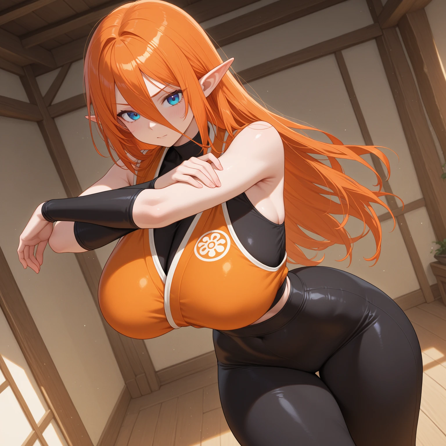 masterpiece, best quality, beautiful art, high resolution, well formed hands, body and fingers, 1 woman, solo, Tamamo No Mae, fox ears and fox tail, adult, big breasted, cleavage, full body, long hair, hair ornament, gorgeous legs and thighs, smile, wearing a sexy dancer outfit, sexy and skimpy bikini, she is fighting in a combat match at a martial arts tournament, she is getting ready to fight, making her guard pose, action and fighting scene, about to hit the viewer, looking at the viewer, sweating , feeling confident and proud, smiling joyfully and happily, charming her opponent with her beauty, fighting scene, martial arts tournament on the beach
