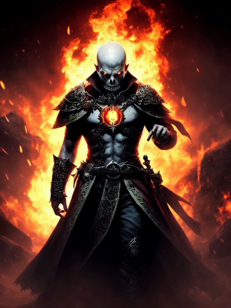 a powerful god of death, transcending, 4k, hight quality --auto