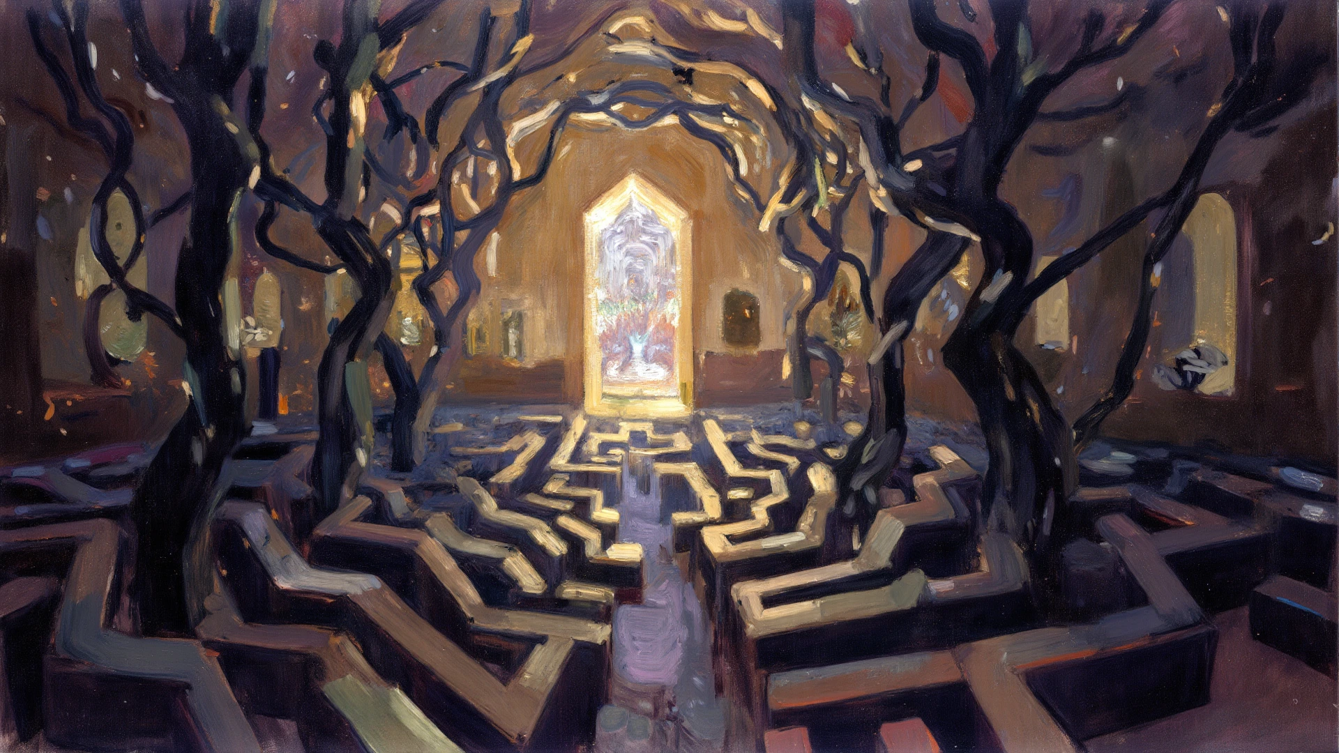 redhead girl, very pale skin, extremely long hair, full body, naked, very skinny, standing in a church, scandalous, album cover