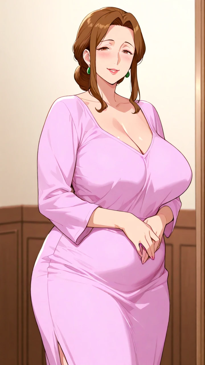 Hard standing doggystyle sex,beautiful woman,adult face, motion blur:1,mature woman