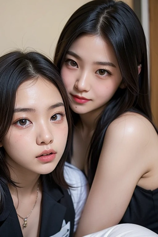 Gadis korea selfie di katil yang aesthetic tanpa gangguan
