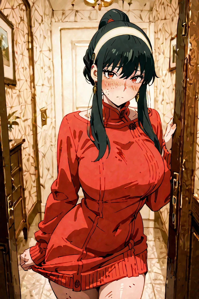 Yorubu Layer, your thorns, black hair, (red eyes:1.5), earrings, gold , long hair, (medium breasts:1.2),happy smile, smile, open your mouth, ,transparent and pink latex, Thighhighs, cleavage, kneel down, pink panties, nurse cap, nurse,
break indoors,hospital,
break looking at viewer, (cowboy shot:1.5),
break (masterpiece:1.2), highest quality, High resolution, unity 8k wallpaper, (figure:0.8), (detailed and beautiful eyes:1.6), highly detailed face, perfect lighting, Very detailed CG, (perfect hands, perfect anatomy),