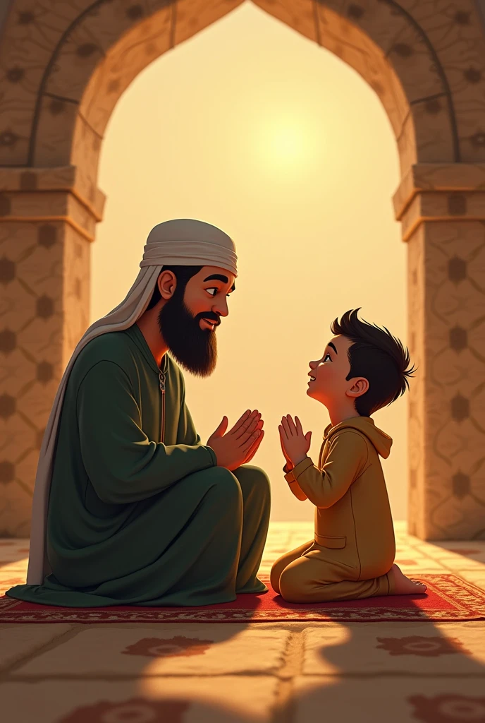 His father asked the boy studying in his madrasah, what is the difference between his mother and the new mother?