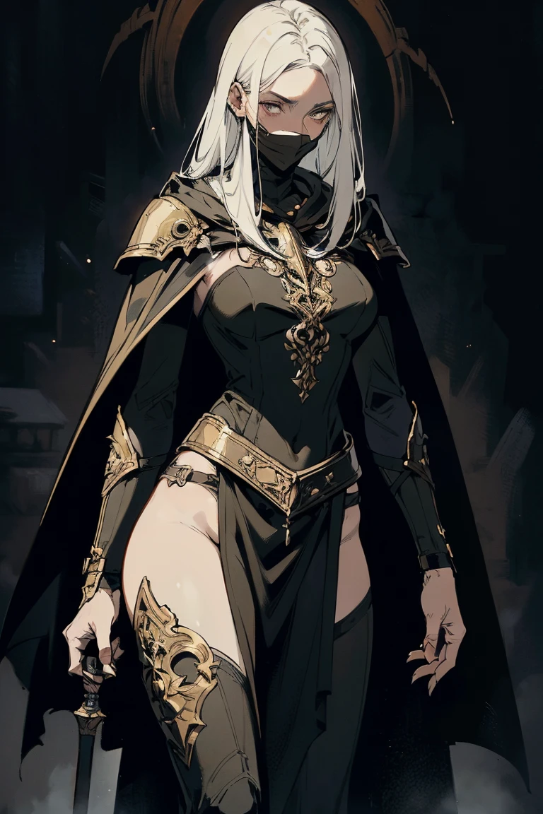masterpiece:1.2, Best quality, ultra detailed, absurdity, blood spatter, (action SHOT),cute catboy, femboy, androgyny shape, cute hips, femboy furry knight, Fox ears, Furry crusader, elegant armor, elegant hooded headdress, Leper King, in the style of Kentaro Miura, blue skin, disfigured face, 1male,male_Concentrated, fantasy, Science fiction,