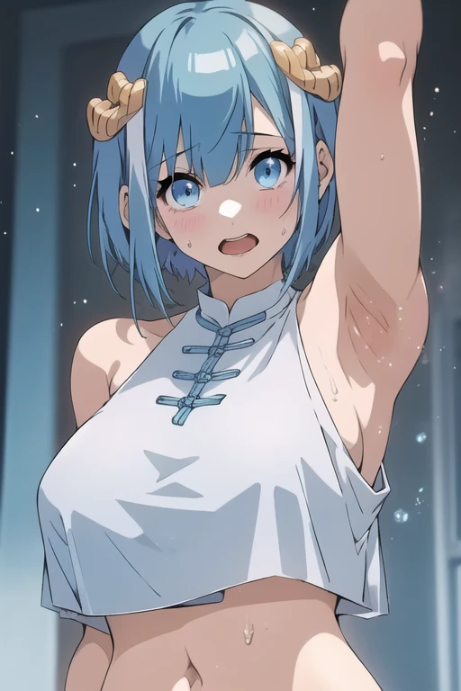 ((masterpiece)), (Highest quality、32k), Cirno having intense vaginal sex with a man, ((Vaginal sex where a man thrusts violently into her vagina, causing her breasts to bounce : 1.5)),male,penis,Cowgirl Sex, Big Breasts, Hit hard, Bouncing chest, Blue ribbon,Blue clothes,Cirno's Clothes,Short Hair,Cirno's hairstyle,ass pov, NSFW