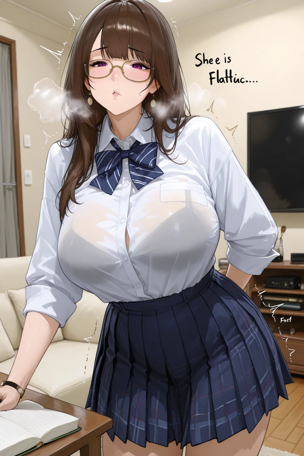 Ultra-high definition image quality、Beauty、Stylish glasses、female teacher、One Man、30 years old、Brown Hair、Wavy Hair、Open blouse、Short tight skirt、Manicure、eye shadow、mascara、Woman riding man、Cowgirl、Sex、Sex、Gal-style fashion、There are a lot of students around、classroom、Highest quality, Big Ass、Big Breasts、Plump thighs、Spread your legs and put your penis in your pussy、Adult Panties、Sweaty ass、Sweaty buttocks、pubic hair、Reaching orgasm、Sweaty crotch、She pulled up her top、Adult bra showing、adult bra、Angle from directly below、Shift panties to the side, Her vagina is visible、Inserting the penis into the vagina、Cowgirlfuck、Shaking breasts、painful