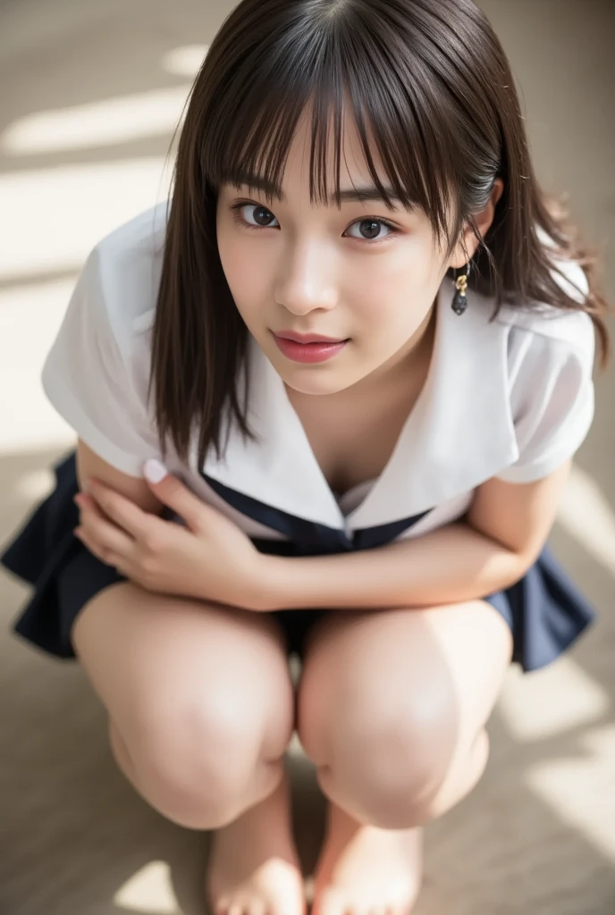 (photorealistic:1.4), best quality, masterpiece, raw 32k photo, (extremely detailed japanese beautiful girl), (extremely detailed eyes:1.2),(baby face), (cute face:1.2), ultra-detailed, ultra high res, amazing, BREAK,sitting,
(school uniform:1.5),detailed school girl, (disneyland:1.3), beautiful detailed girl, bangs, cute face, miniskirt