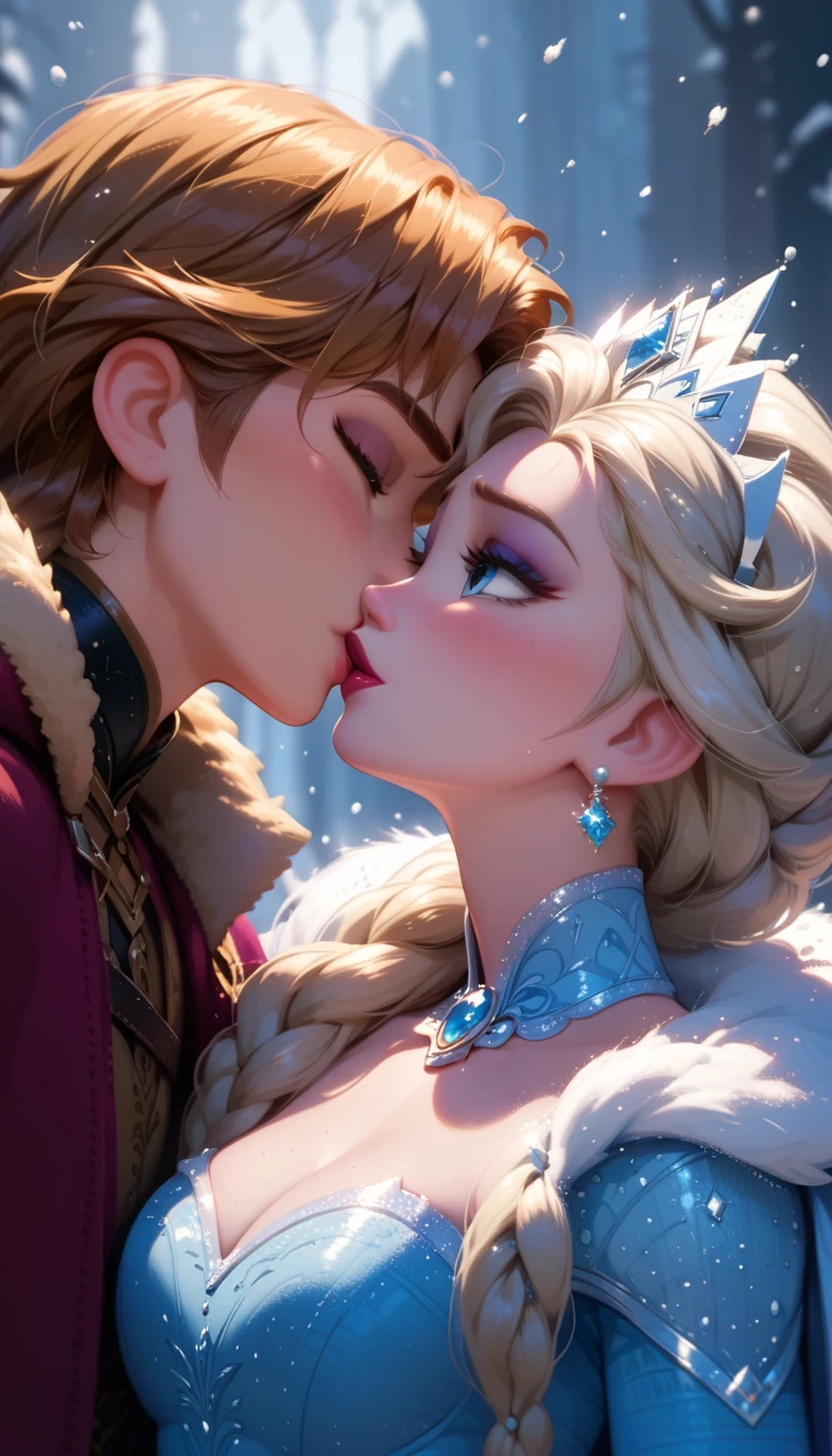 Ralph Bakshi Style, elsa and anna fucking