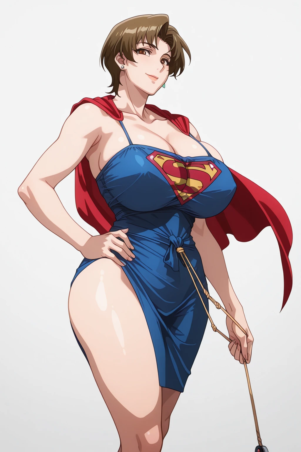 1 female, Overweight, superhero costume, Extremely fat, Chubby, Japanese, 4k, High resolution, masterpiece, highest quality, fine skin, sharp focus, (cinematic lighting)