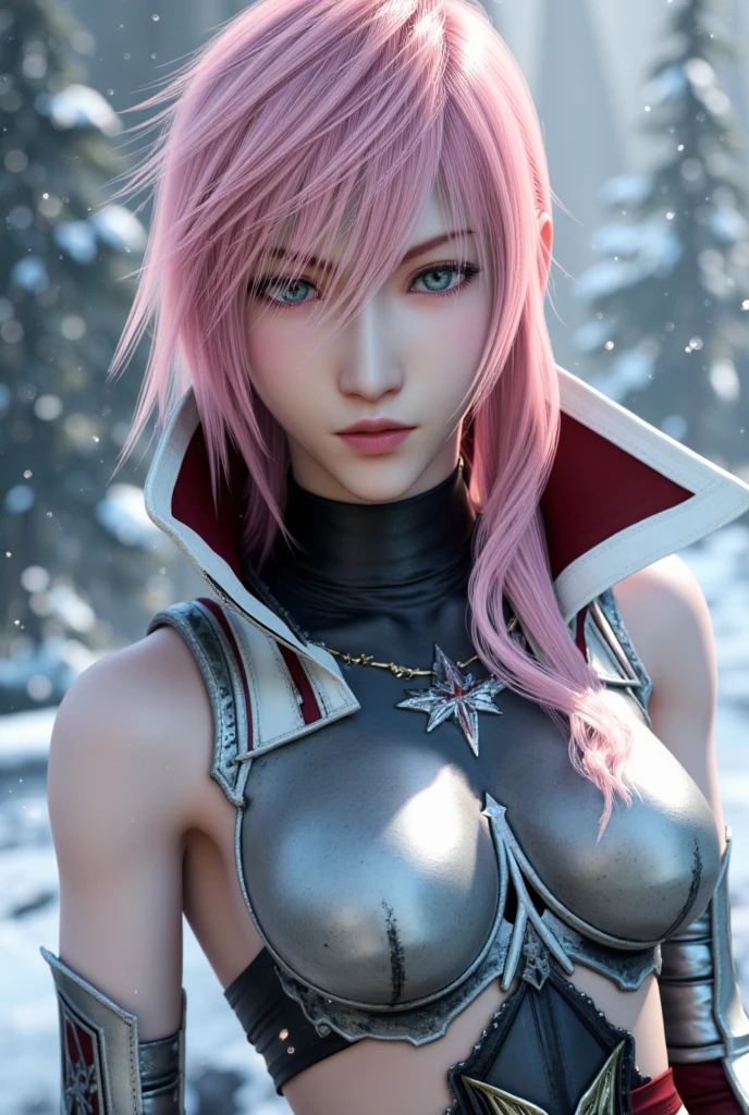 The best piece,,Lightning,Final Fantasy 13,FF1 pink blonde,Medium Hair,Light permed hair,Curly hair on one side,Letting down your bangs,A beautiful Blue eyes,beautiful and high nose,Red Santa Claus costume,Santa Claus hat,photorealistic of red santa claus coat,An ultra-high picture quality,hightquality,​masterpiece,Digital SLR,Detailed details,Intricate details,Based on anatomical grounds,Depicted in detail,Detailed face,realistic skin textures,Vivid details,perfect anatomia,perfect anatomia,Anatomically correct hand,Anatomically correct fingers,Super Detail,Complex 3D Rendering,Colossal tits,sexy  pose,bright red claws,beautiful christmas,final fantasy cityscape,Fantasy worldview,Gorgeous Christmas Tree,white Christmas,neon color,Beautiful cityscape,mysterious snow scene,It's snowing,,Picturesque beauty,Photograph the whole body,9 head body,Red Lip,Beautiful curly hair,Luxurious necklace,emphasize the beautiful whole body,Beautiful nails,A smile,