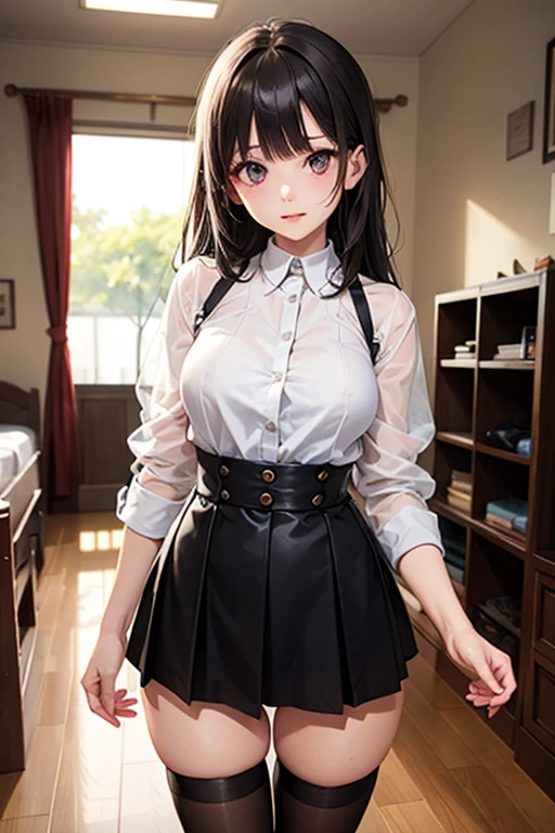 onoff , Master masterpiece:1.5、8K、Full-body photos lined up, split screen, 2 screens, cloned face, Same face, Same hairstyle, Same person, Same pose、18yars old、Best Quality, Natural light, , whiteshirt、mini-skirts、White panties: 2.0, White bra, Beautiful sexy pictures, Full body, Adult, Japan Woman,  Beautiful legs, Beautiful face,  Angle from below, Background: Office,(Photorealistic: 1.37), Ultra Detail, ultra-high-resolution,  Beholder, beautiful  detailed face,looking at viewer,skirt,close-up,from below ,underwear,mtu_virus,multiple views