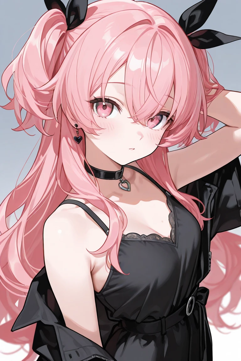 Sexy and cute woman, woman in love, black hair braided, very seductive and soft eyes, blushing hard, pink lips parted, seductive smile, long neck, collarbone, medium chest, cleavage, off shoulder t shirt, no straps, bare shoulders