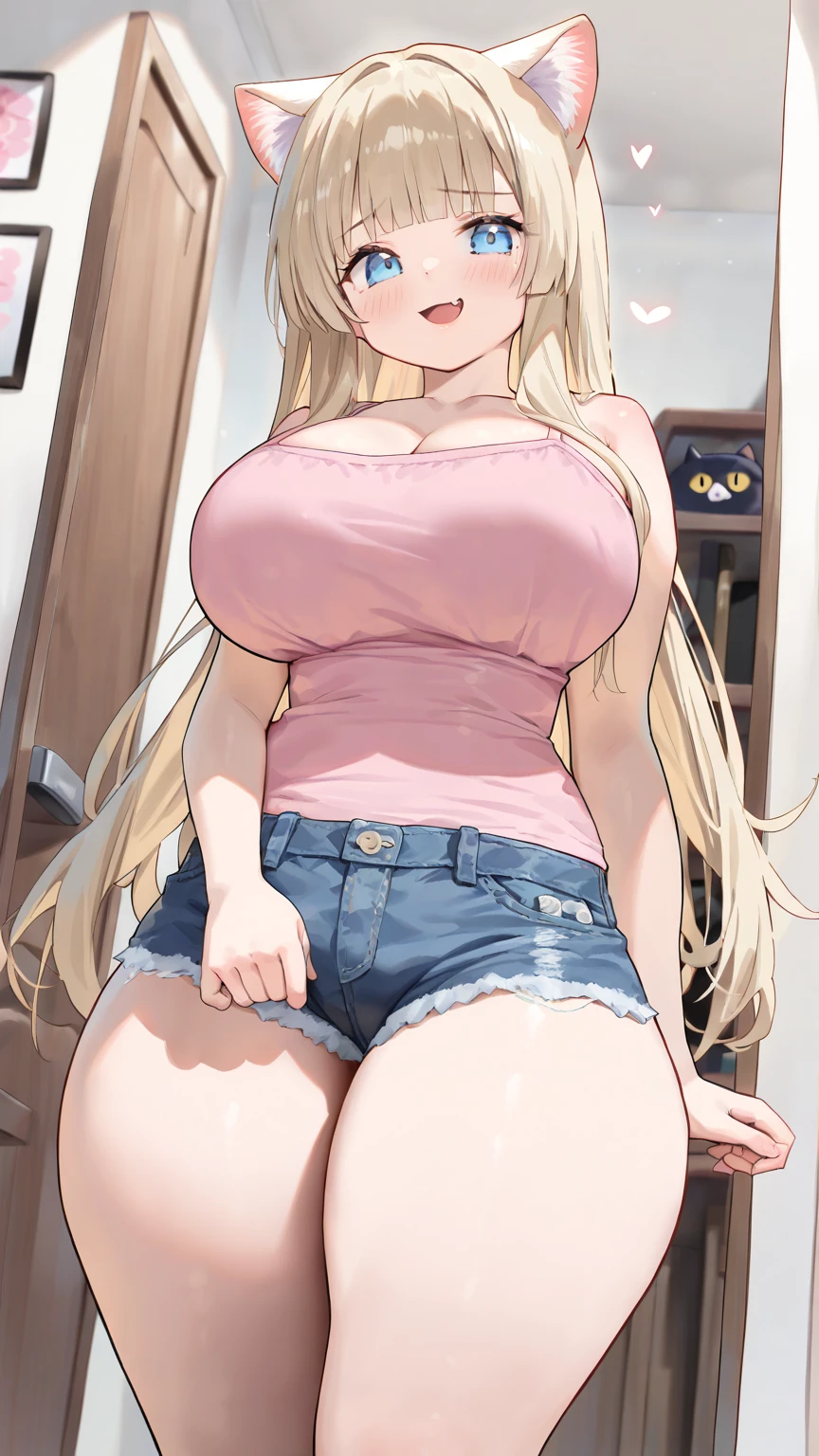 Raise your heels, sit down and show your buttocks in front, hold your knees, white panties, American jacket, by the wide, realist, Photographic, Beautiful, huge breasts, huge tits1.4 autophotos, Photo with GoPro camera