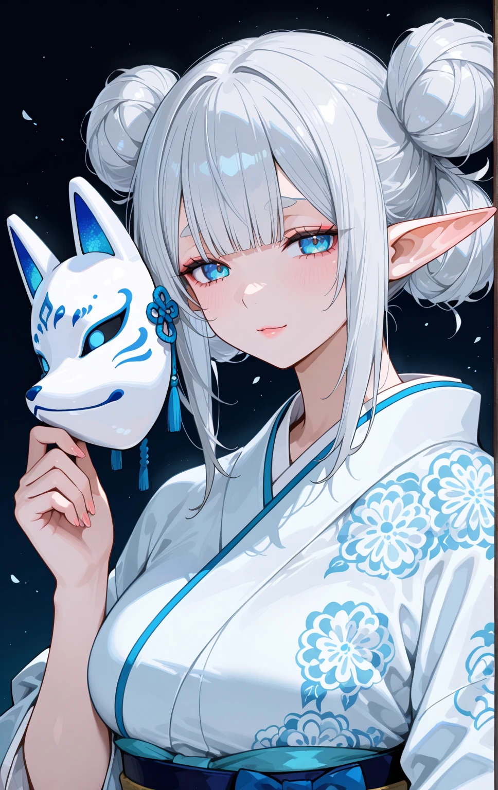(hyperrealistic), (illustration), (high resolution), (8K), (extremely detailed), (best illustration), (beautiful detailed eyes), (best quality), (super detailed), (masterpiece), (wallpaper), (detailed face), solo, 1 girl, looking at the audience, detail, detailed face, in the dark, dark shadow, understated, pureerosfaceace_v1, smile, half-body, sheer lingerie, long legs, thin waist, hips, super fine makeup, Ultra-fine lining, legs apart