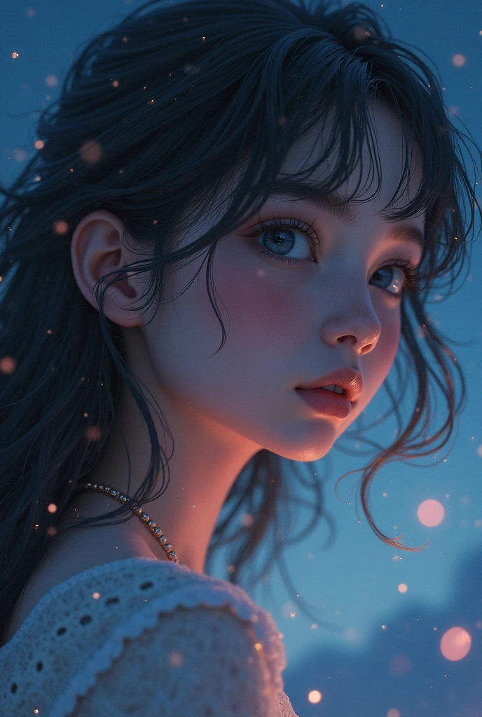 pure first love face white moonlight