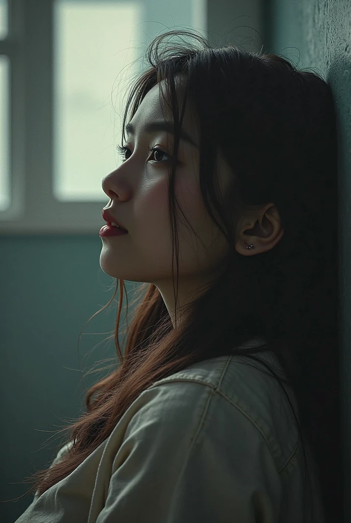 Best quality,Masterpiece,超高分辨率,(Realisticity:1.4),Original photo,Cinematic lighting,
1girll,sideface,Three-dimensional side,goodlooking,prette