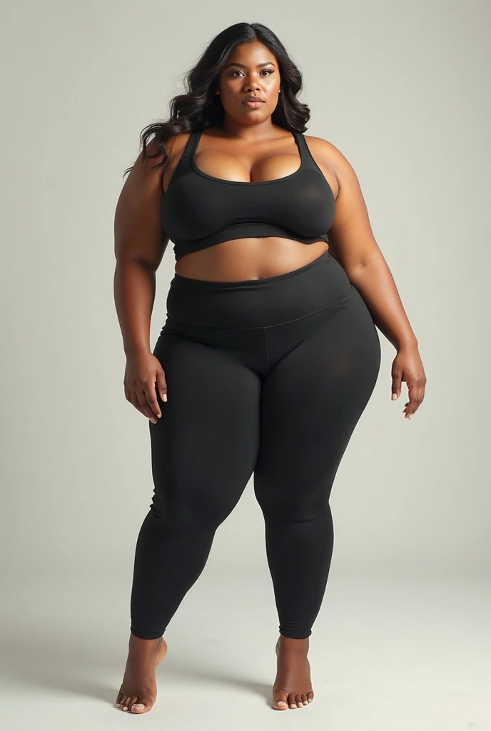 Radiant, Sexy, Extremely thick, Extremely Curvy, African, Goddess, Thick Thighs, Wide hips, Large legs, Yoga pants
