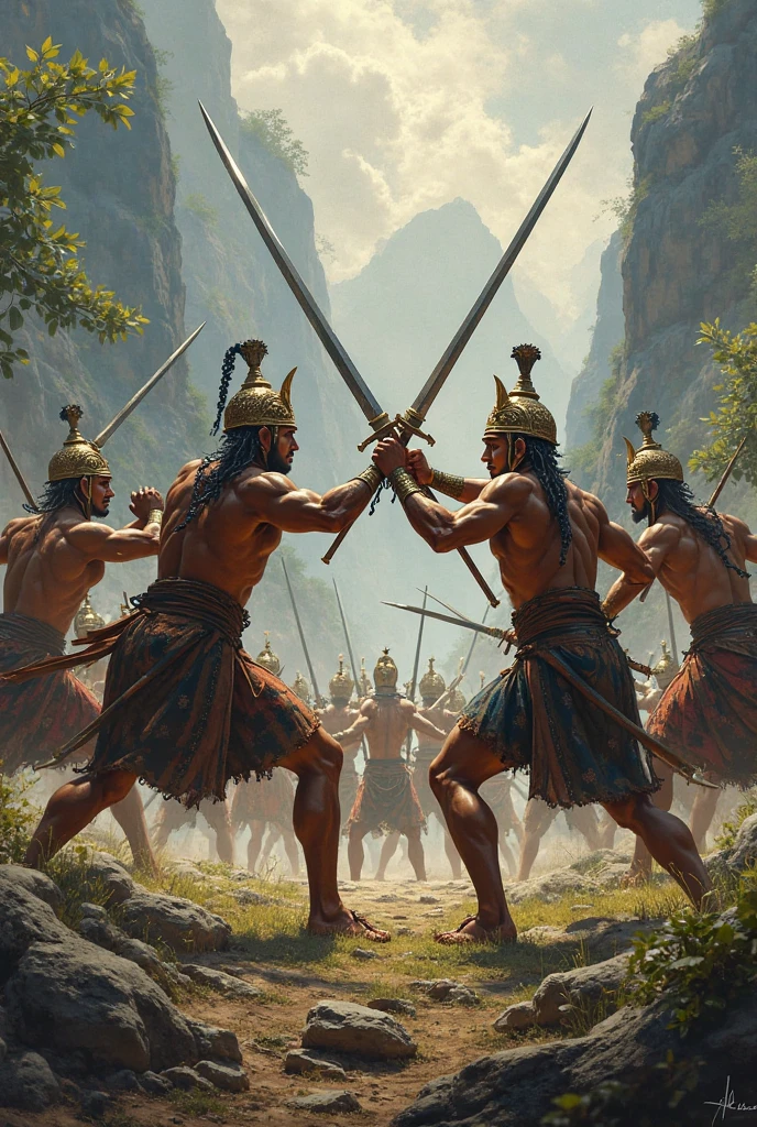 (the best quality, High resolutions, Fotorrealista:1.37), Ultra detailded, Haches de guerre vikings, Celestial radiation, Fierce warriors, Anciens champs de bataille, Guerriers des Dieux, Epic confrontation, puissance intense, Guerre historique, dramatic lighting, Aura mystique, Armes divines, Champs de bataille mythiques, Legendary wrestling, Heroic champions, Fearless warriors, Ancient legends, Cri de guerre, Triomphe et gloire, immersive atmosphere, Epic combat, Awesome scene, Guerriers mythiques, Vieux norrois, film-like composition, intense energy, Mythical heroes, mythical creatures, Fierce determination, Action impressionnante, Poses dynamiques, Affrontement monumental, ethereal beauty, Royaumes mythiques, Force mythique, Intervention divine,Supernatural Beasts,La Guerre des mondes,Minotaure,Hidra,Centaure,Magical Beasts,Montruos Terorificos,fierras