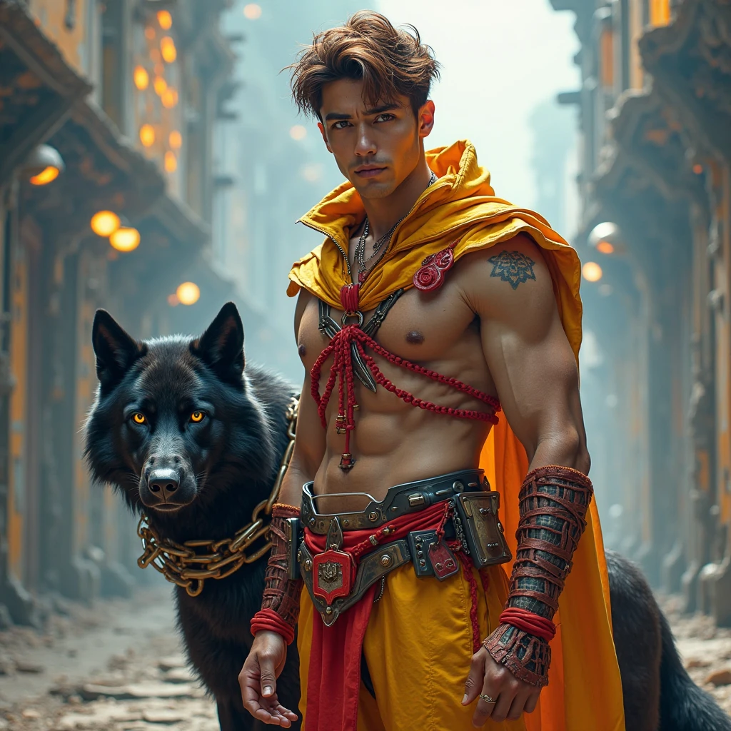Boy from ancient Egypt,1boy ,
((((anubis ears:1.5,anubis boy:1.5,anubis,anthro)))),(nice pectoral:1.5),((white hair, (extra short hair:1.1), bangs over one eye:1.5, white hair)),(((red_eyes:1.3))),intricate eyes,beautiful detailed eyes,symmetrical eyes,big eyes:1.5((((dark skin:1.4,lustrous skin:1.5,bright skin: 1.5,skin tanned,shiny skin,very shiny skin,shiny body)))),(spider lower abdomen,narrow waist,wide hip,inflated legs,thick thighs),(((detailed face))),detailed lips,
(cute,slutty,sensual,seductive look,seductive,((erotic)),opulent,sumptuous,(((nsfw)))),
revealing clothing,show skin,(barefoot),Egyptian jewelry,makeup, ((belly dancer outfit,detailed belly dancer outfit))
dynamic and seductive pose,looking at viewer,(smirk,handsome smile),centered,scale to fit dimensions,Rule of thirds,
outdoors,pillars,((pillars background,egyptian palace,egyptian palace background,pyramids in the background)),scenery,extremely scenery,(puddles everywhere,moss,moss on the background), Egypt style,Egypt castle,lily pads,palms,(sunset, golden hour),
(Glossy Egyptian ornaments),highres,sharp focus,(ultra detailed,extremely detailed),(photorealistic artwork:1.37),(extremely detailed CG unity 8k wallpaper),(((vibrant colors,vibrant theme))),(intricate),(masterpiece),(best quality),artistic photography,(photography taken by sldr),(intricate background),perfect rendered face,perfect face details,realistic face,photo realistic,((intricate detail)),(((realism))), (((only male , only boy , male,male性))) ,((gay , gay focus)), ((unrealistic wide hips, unrealistic wode pelvis))
