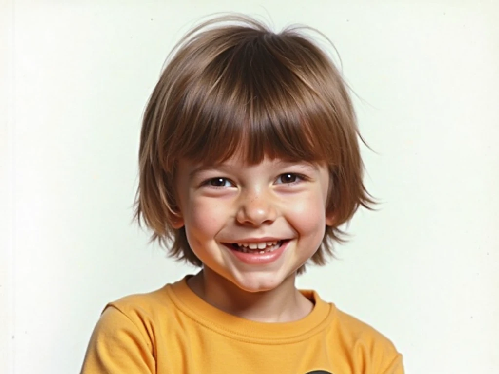 Realistic photo, short hair, smiling, checkered shirt --auto --s2