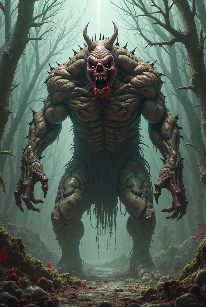 Buat hantu headless,horor,horor,attack holding his severed head,headless,big body