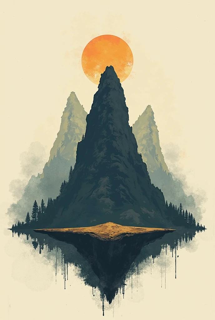 Curupira - The guardian of the forest, arte da camiseta, 2D, ((fundo preto: 1, 5)), vetor, cores vivas, obra-prima, melhor qualidade, detalhes intrincados, perfect symmetrical face, detalhes realistas, gothic theme, luz de aro, luar, cinematic shading, Greg Rutkowisk