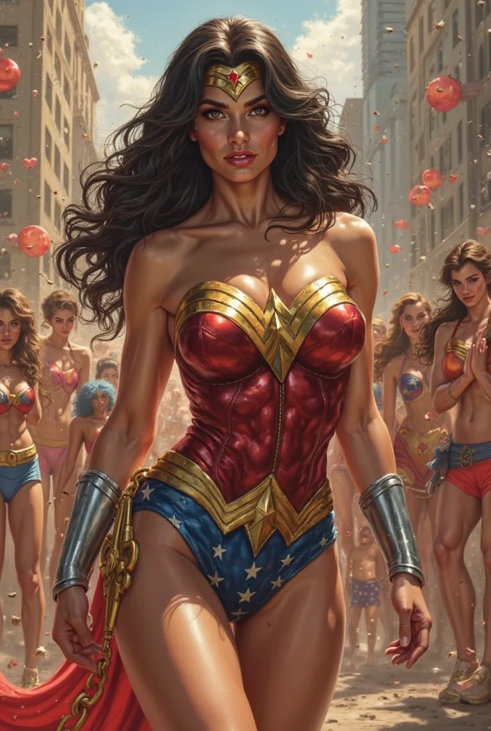 athlete. Runner. Fighting for him.gold. heavy tits that jump when running.