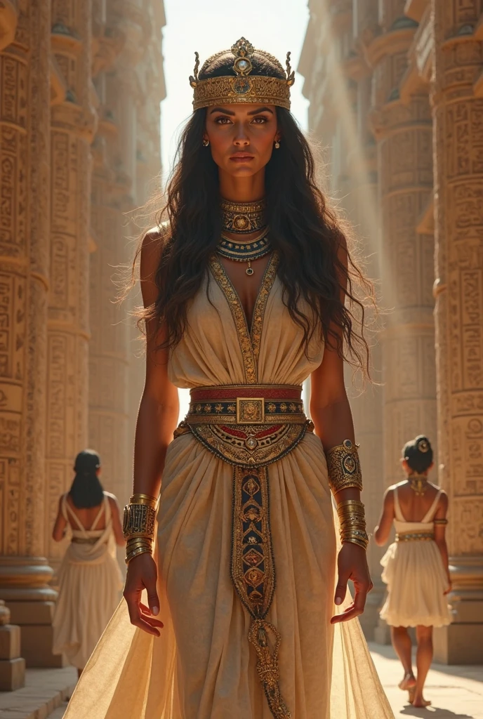 Cleopatra Named co-ruler of Egypt, along with her brother, but was empowered to take control,despite rules against women doing so