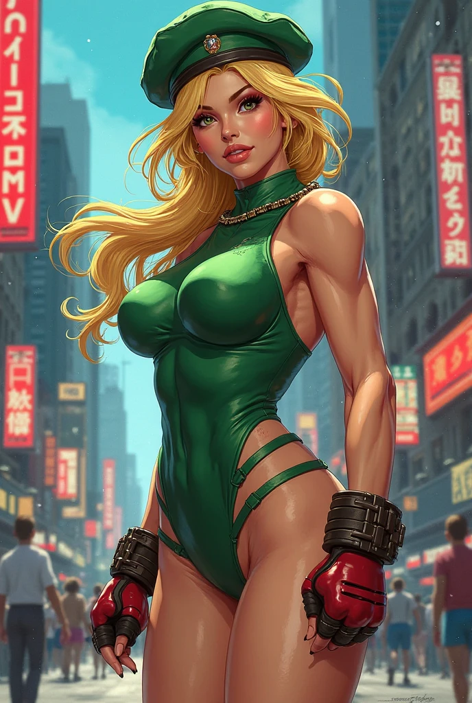 Rosalina from Mario bros, with stockings posing on the street, shiny skin, realistic shading perfect body, thick, The character is in his natural pose., perfectly shaded body, blonde goddess, anya from the spy family x, artistically gigantic, high resolution commission, on the city street, chica sexy, body up