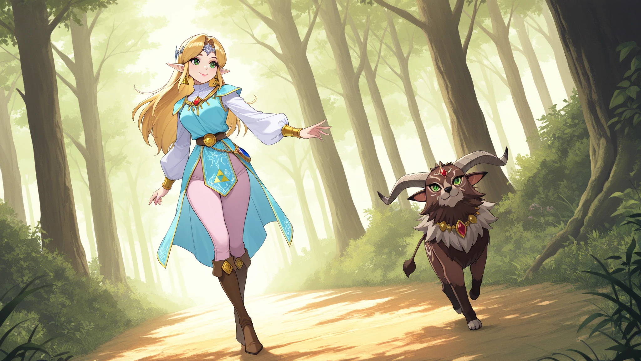 a beautiful elven girl, 1girl, elf, pointed ears, long white hair, green eyes, detailed face, elegant, fair skin, slender, graceful pose, medieval fantasy forest, sunlit clearing, lush foliage, mossy rocks, (best quality,4k,8k,highres,masterpiece:1.2),ultra-detailed,(realistic,photorealistic,photo-realistic:1.37),vibrant colors,dramatic lighting,cinematic composition,intricate details,highly detailed