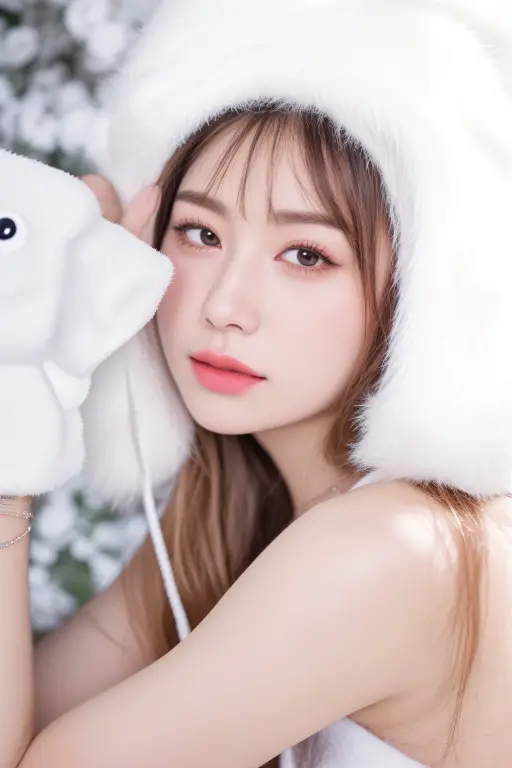 Black Hair、Hair Bob、wince、Long eyelashes、Round eyes、fake animal ears、A light smile、Redness in the ears、tooth、correct、Surrealism、Drop Shadow、Anaglyph、Stereogram、Character portrait、Subjective、Atmospheric Perspective、8K、Super detailed、Highest quality